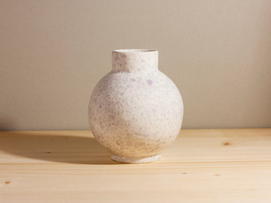 Small Orb Vase – Lavender Splatter