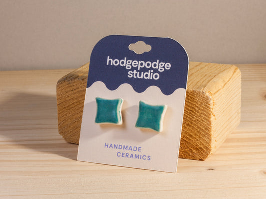 Chunky Studs – Starbursts – Turquoise