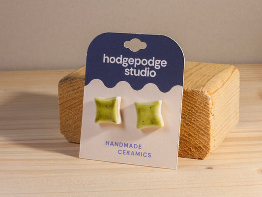 Chunky Studs – Starbursts – Lime Green